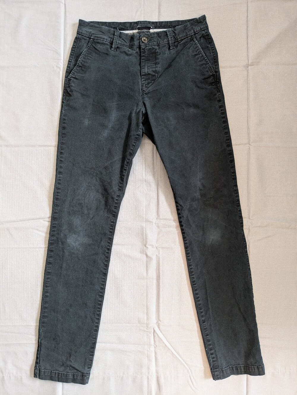 Aeropostale Men's Black Work Chino Pants - Slim Straight Fit - Size 30 - Fair